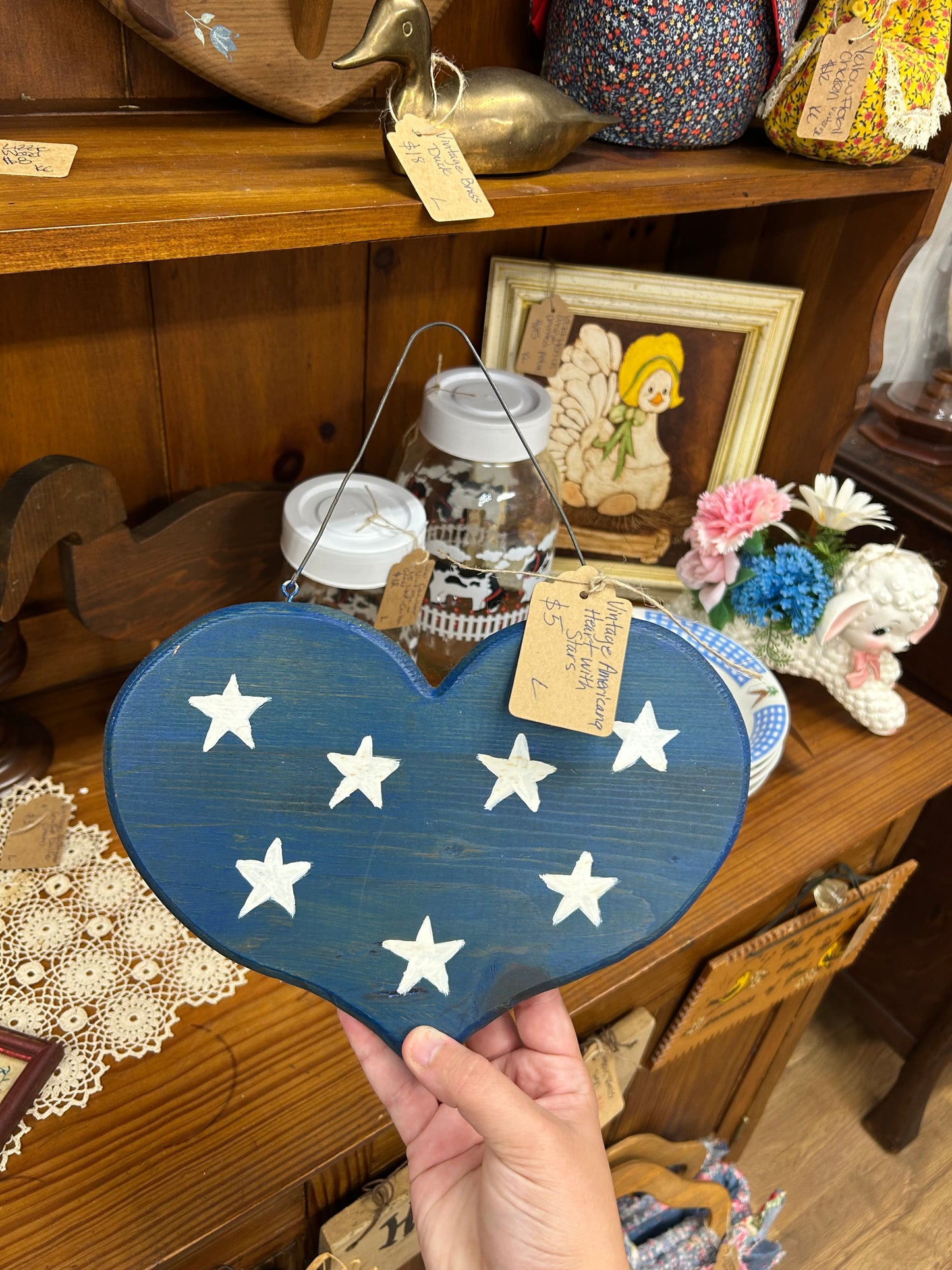 Vintage Americana Heart