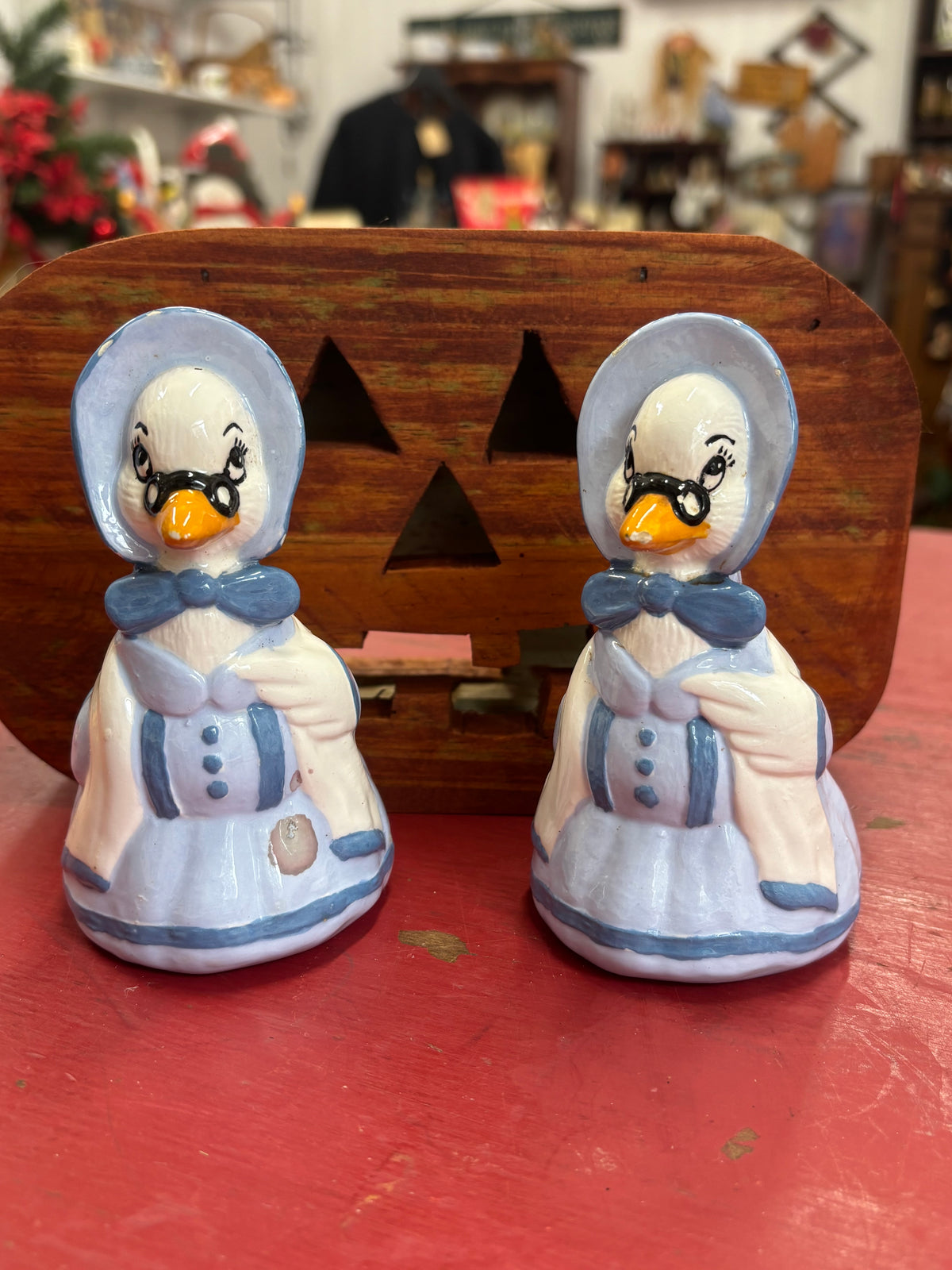 1970s-1980s Mother Goose S&P Shakers - As Is - Have Not Tried To Remove Stains