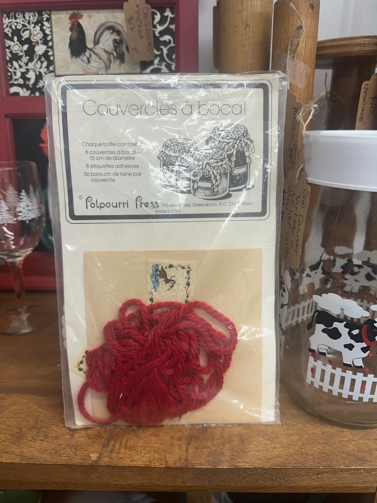 Vintage Jar Topper