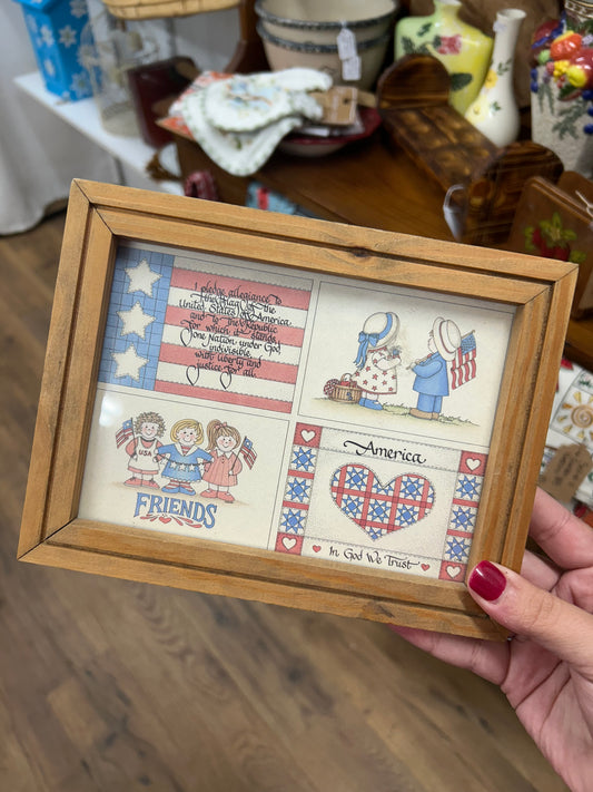 American Framed Print