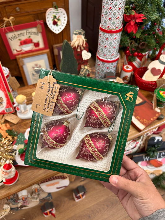 Vintage Krebs Ornaments