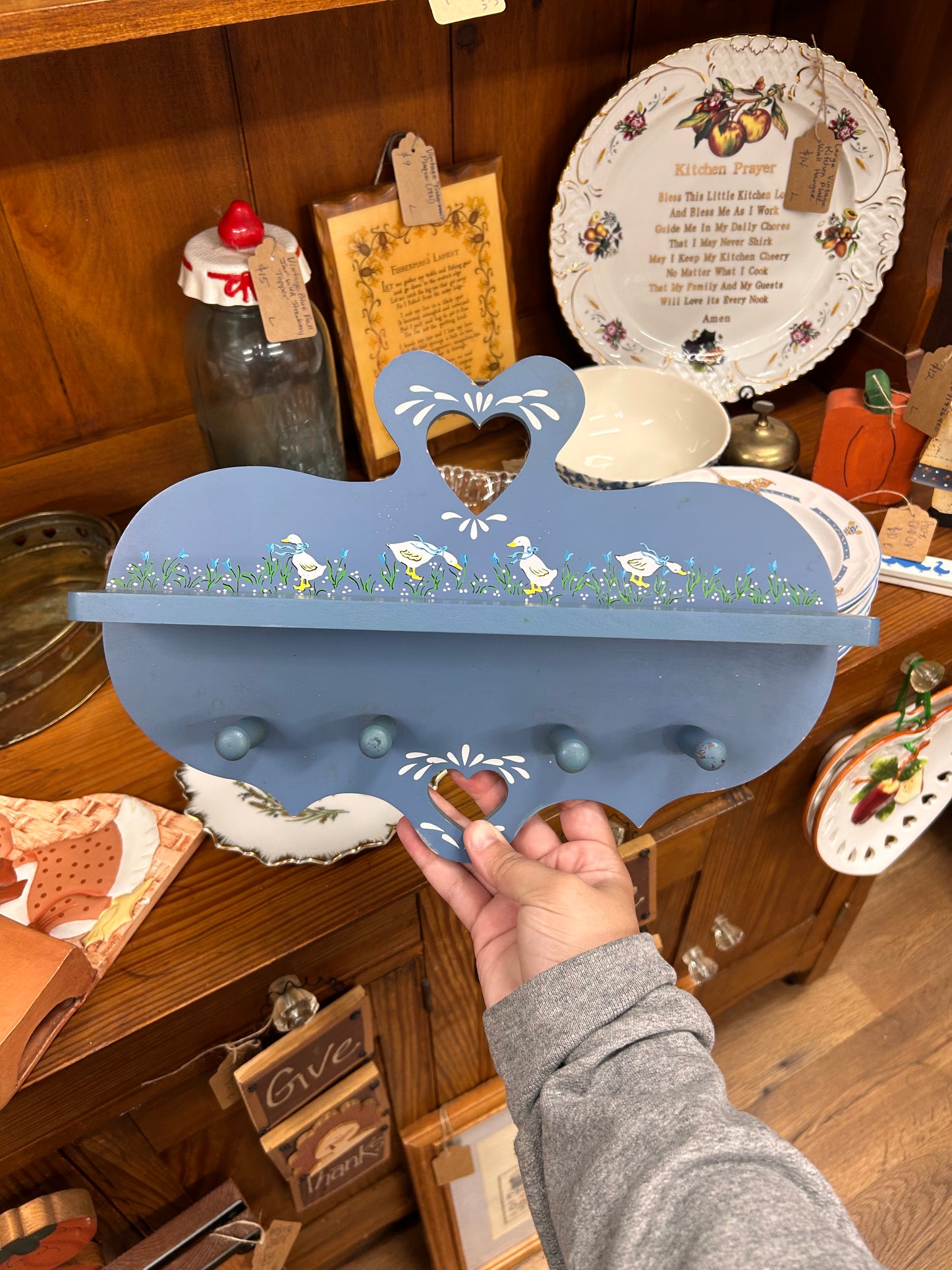 Vintage Goose Shelf
