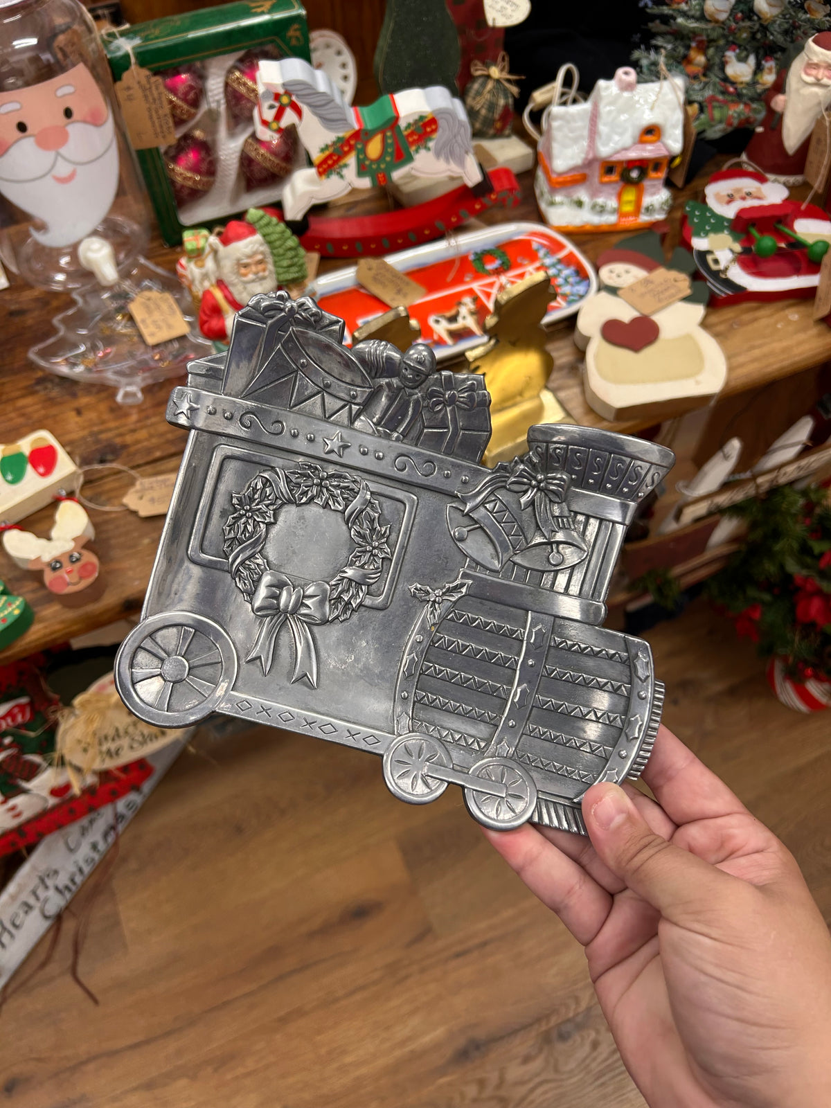 1997 Silver Metal Candy Dish