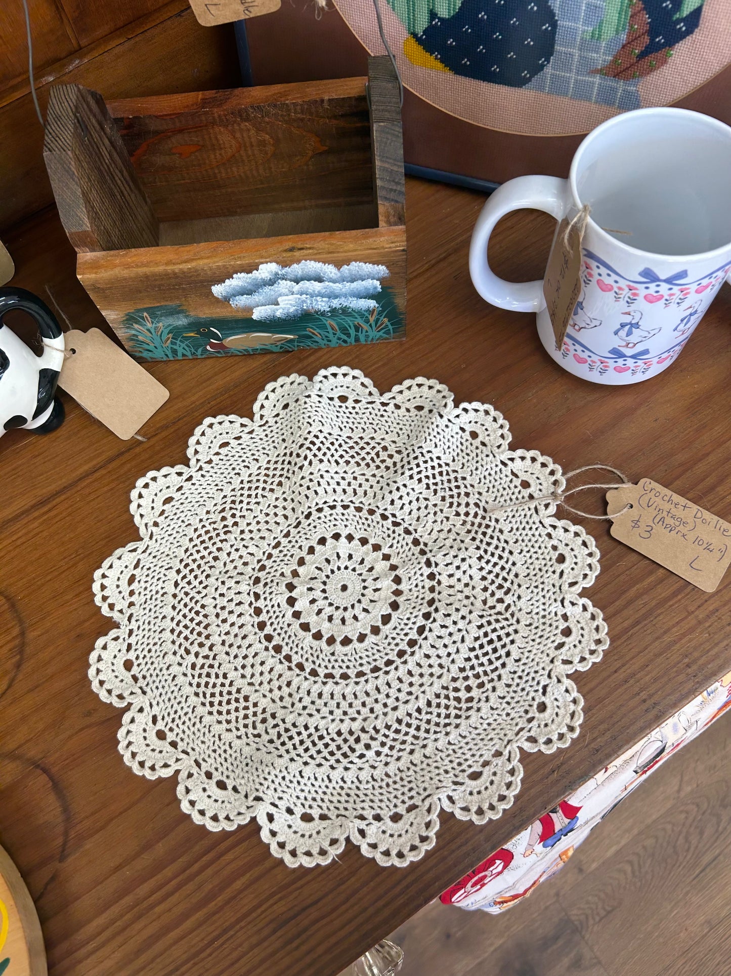 Vintage Crochet Doilie Style 1