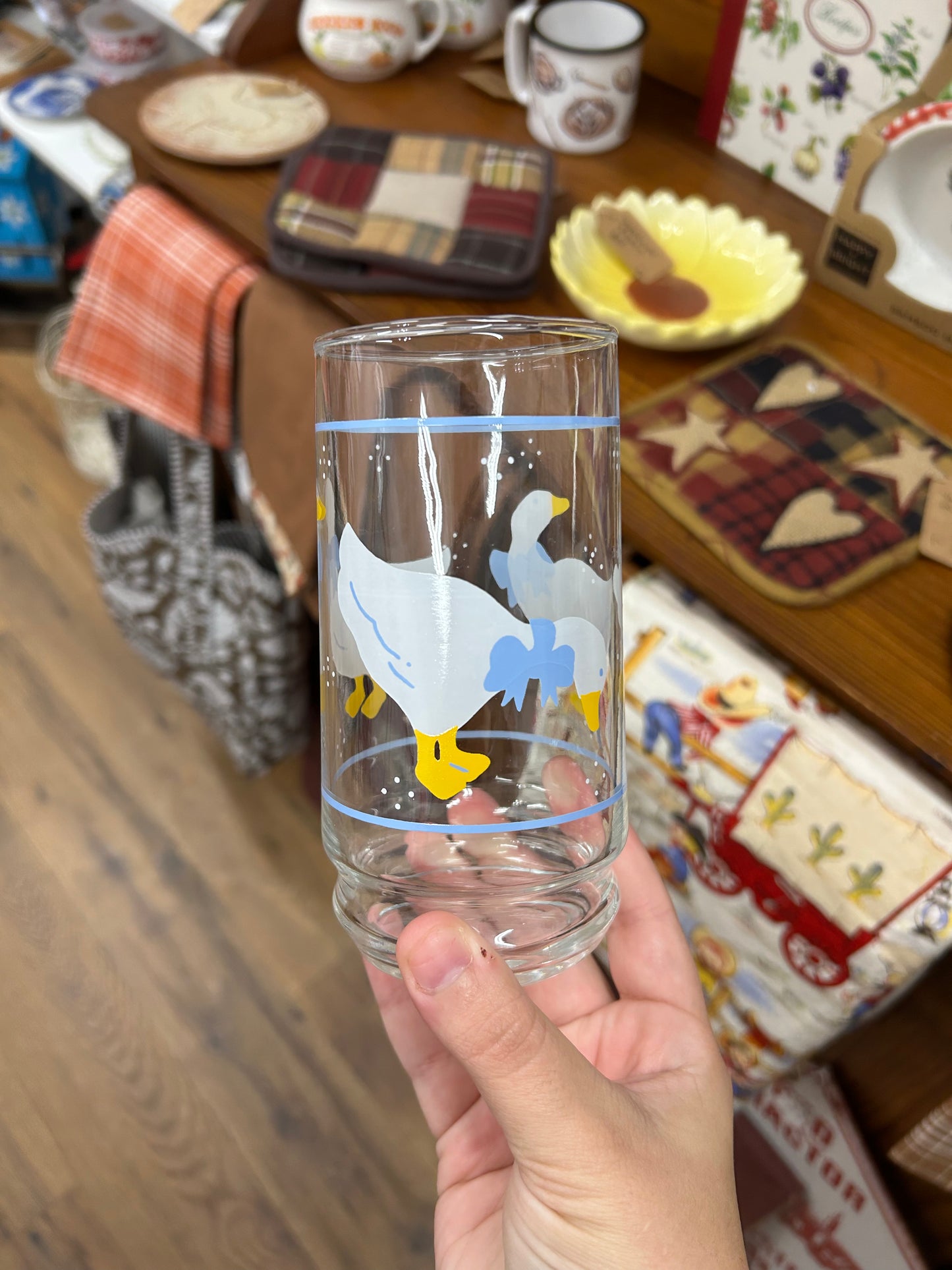 Vintage Libby Country Goose Drinking Glasses - Set Of 10