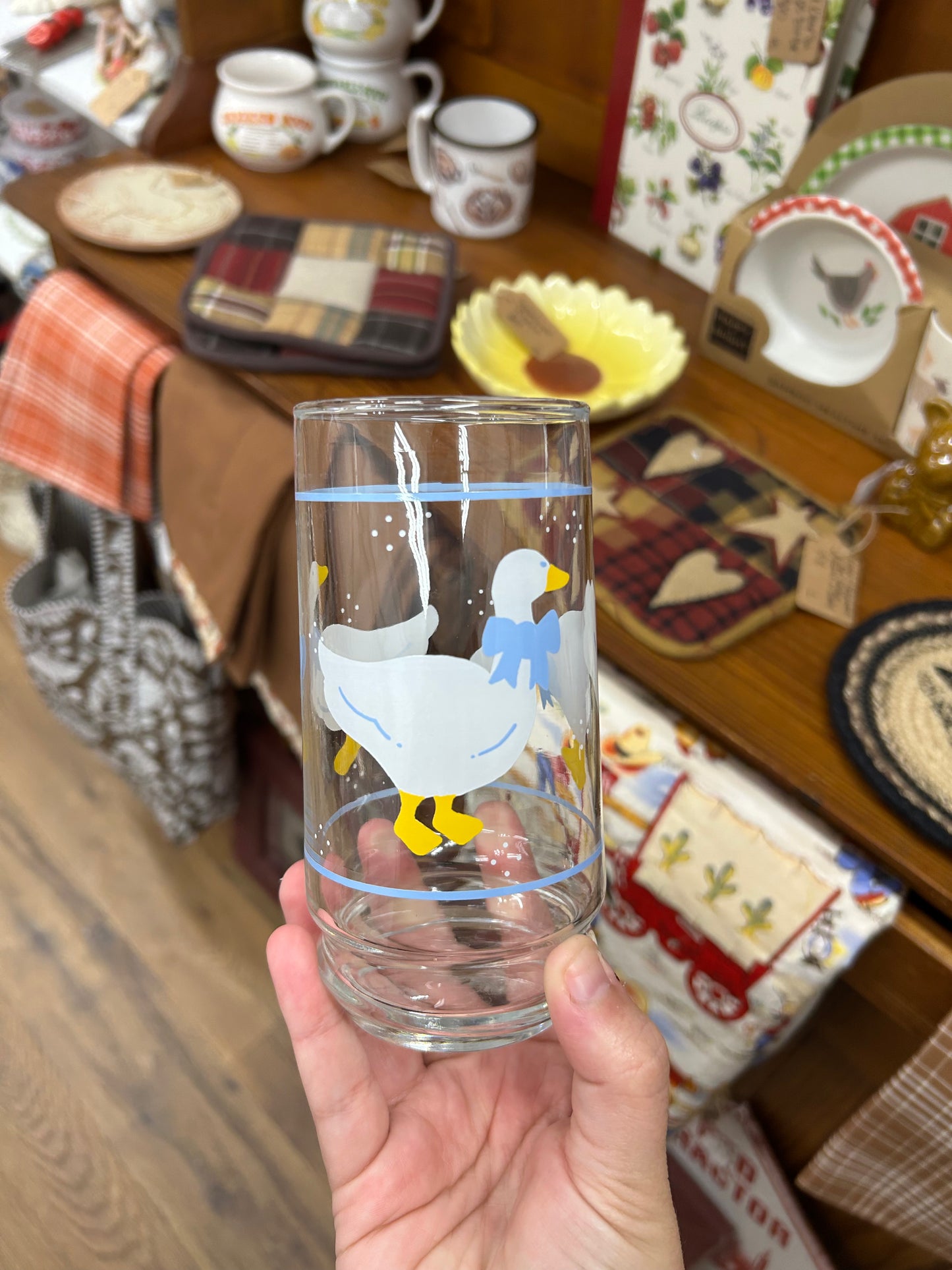 Vintage Libby Country Goose Drinking Glasses - Set Of 10