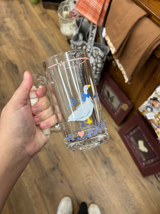 Vintage Libby Country Goose Stein Mug - Set Of 4
