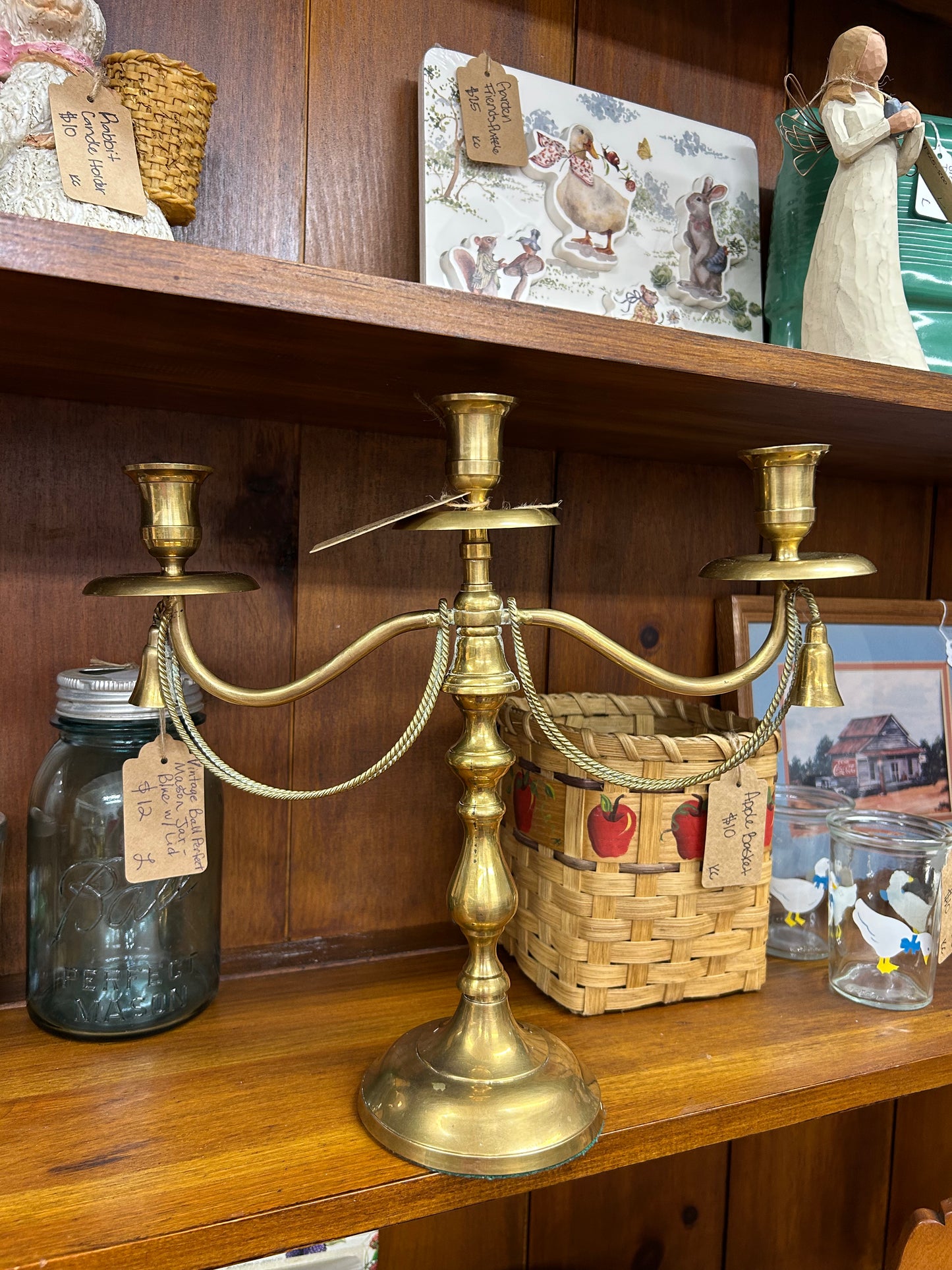 Vintage Brass Candelbra