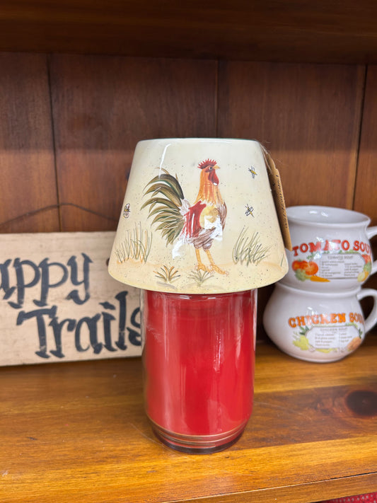 Chicken Candle Topper #1 - Candle Not Included