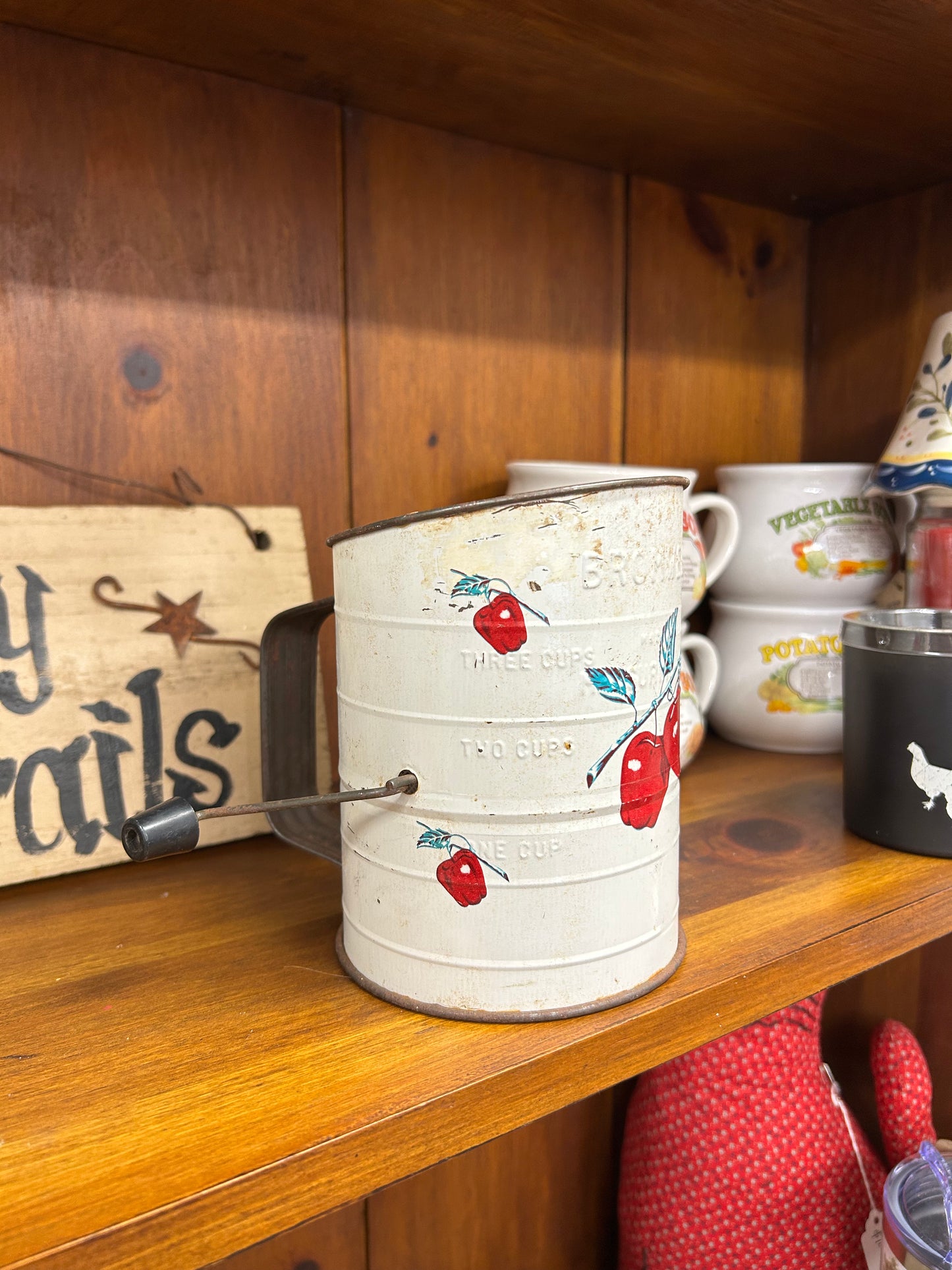 Vintage Bromwell Flour Stiffer Apple Designs