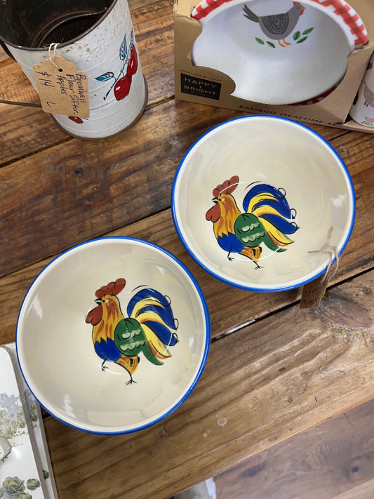 Chicken Bowls - Set Of 2