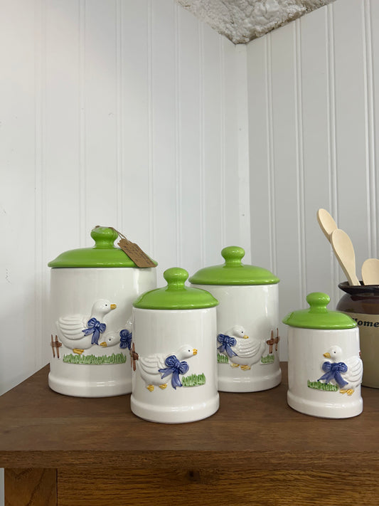 Vintage Goose Canister Set - Local Pickup Only
