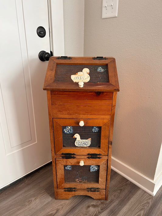 Vintage Wooden Vegetable Bin - As Is - Local Pickup Only