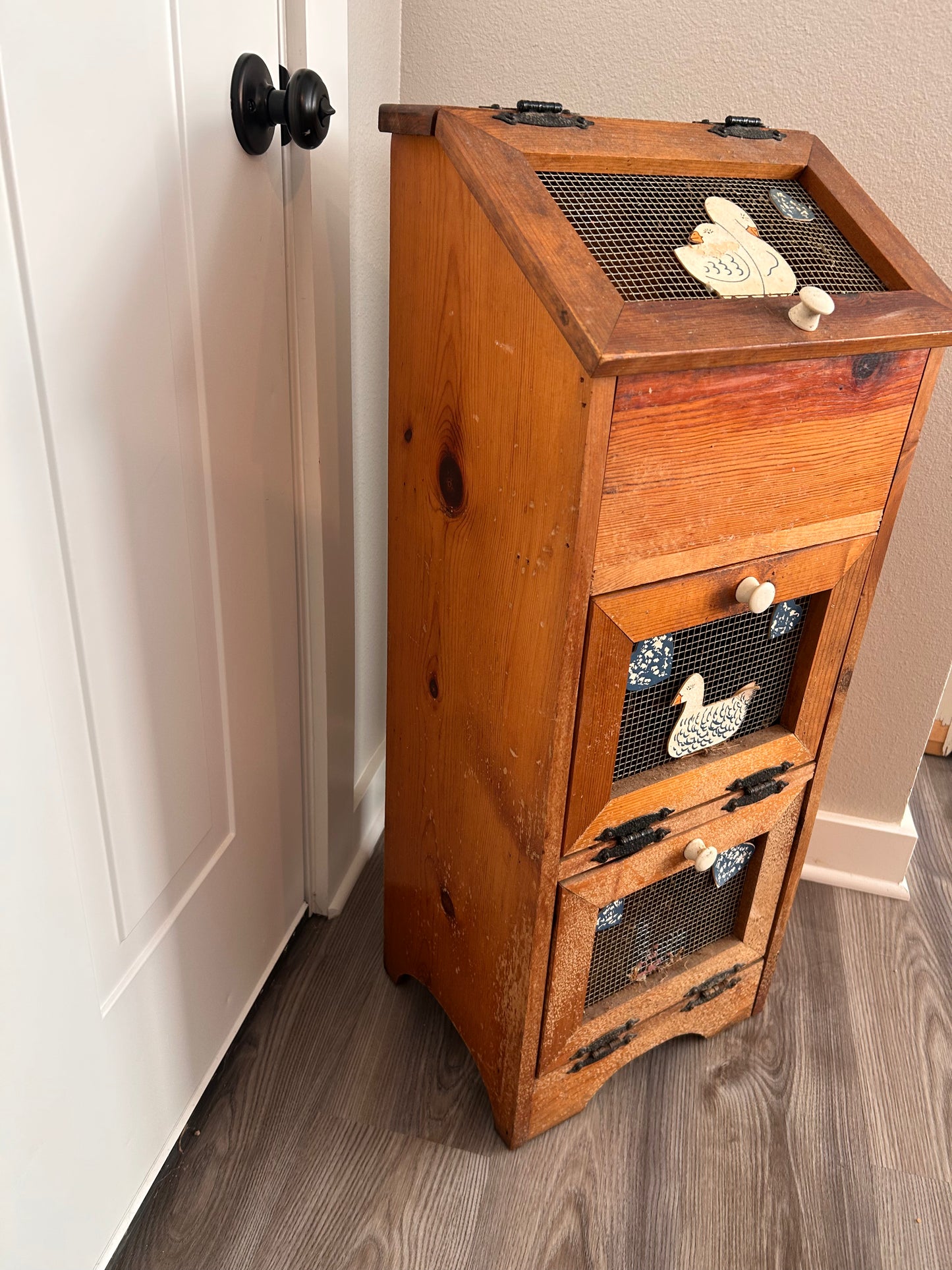Vintage Wooden Vegetable Bin - As Is - Local Pickup Only