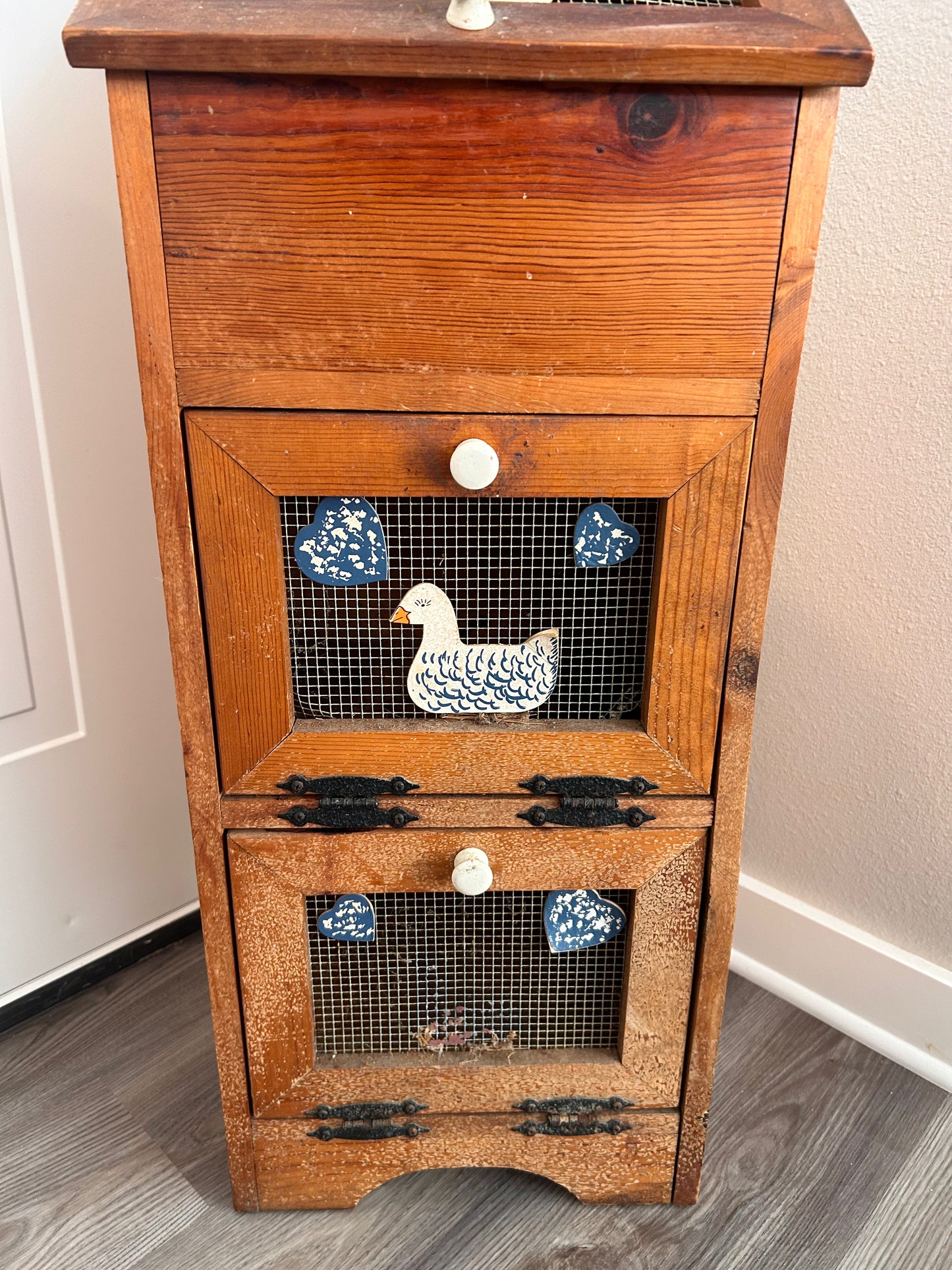 Vintage Wooden Vegetable Bin - As Is - Local Pickup Only