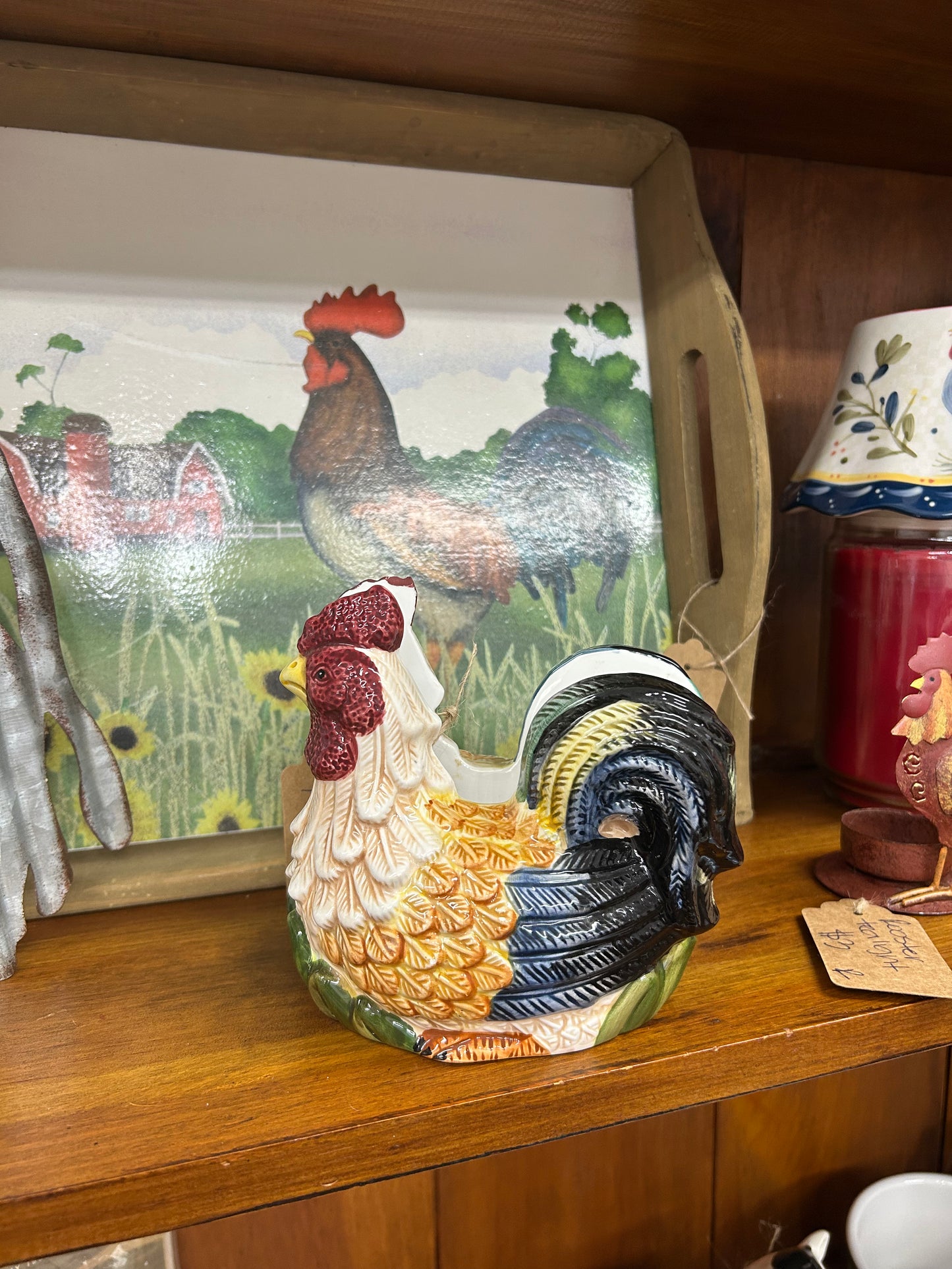 Vintage Chicken Napkin Holder