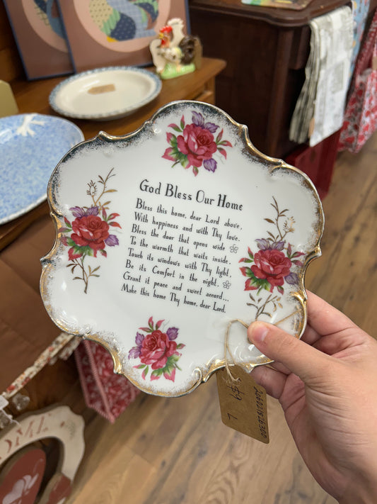 God Bless Our Home Wall Plate