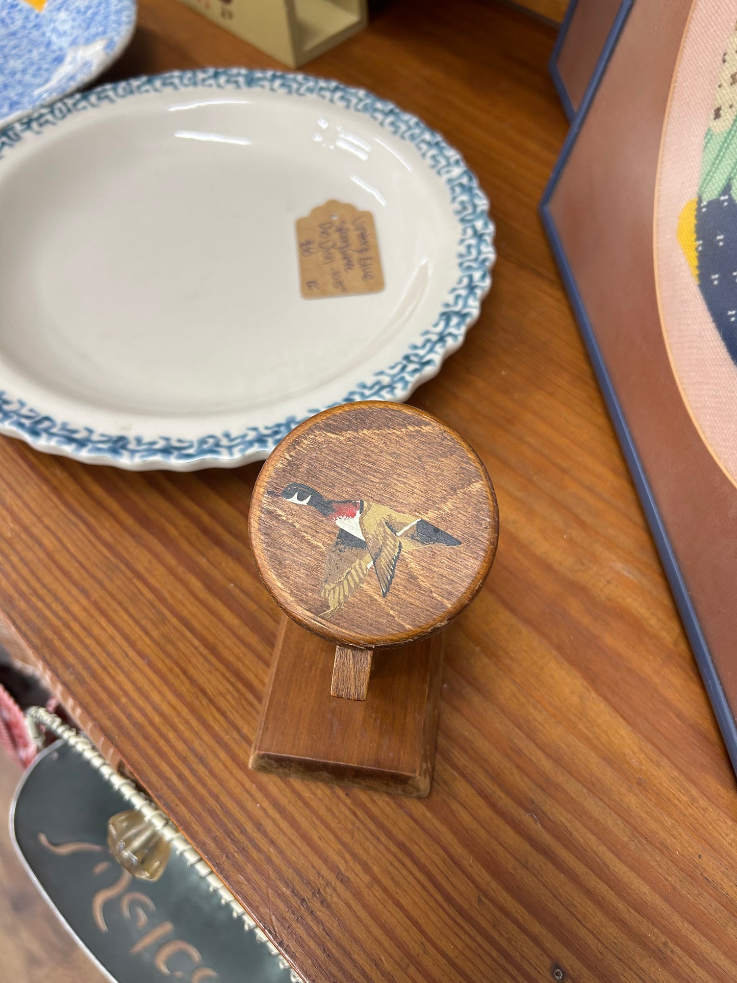 Vintage Duck Recipe Card Holder