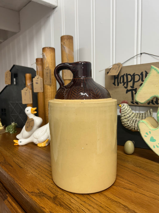 Vintage Stoneware Crock Jug - Local Pickup Only