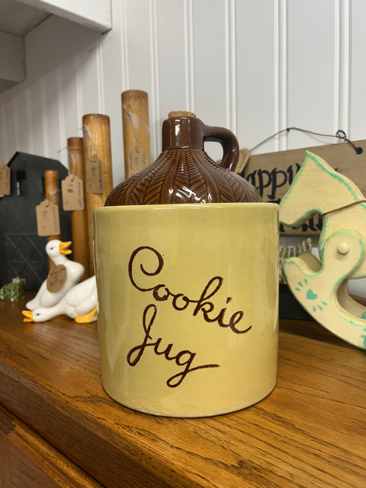 Vintage Monmouth Pottery Cookie Jug - Local Pickup Only
