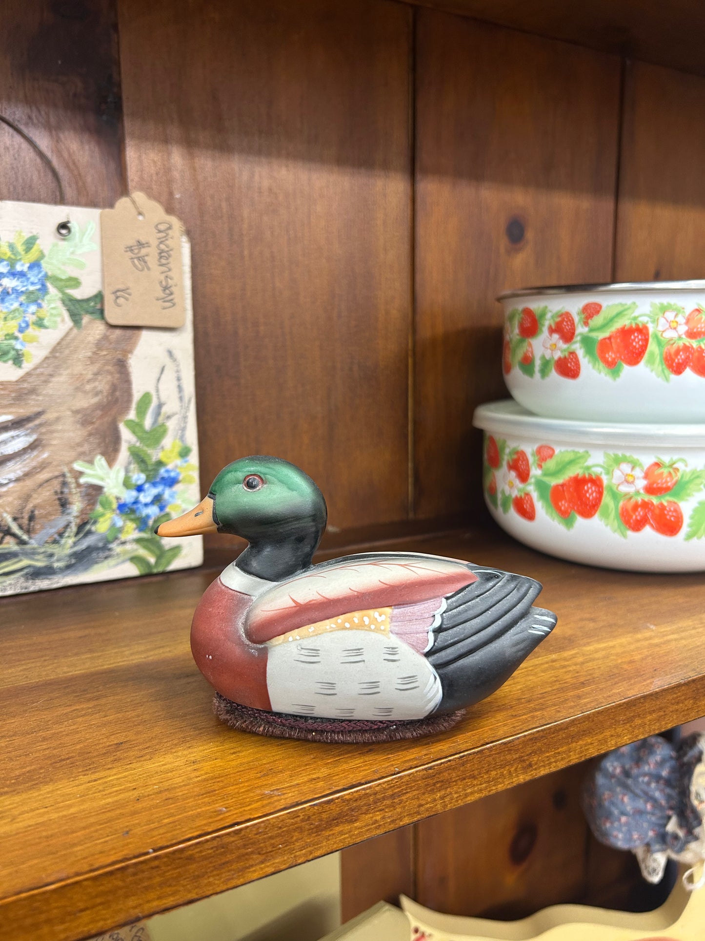 1980s Mallard Lint Brush