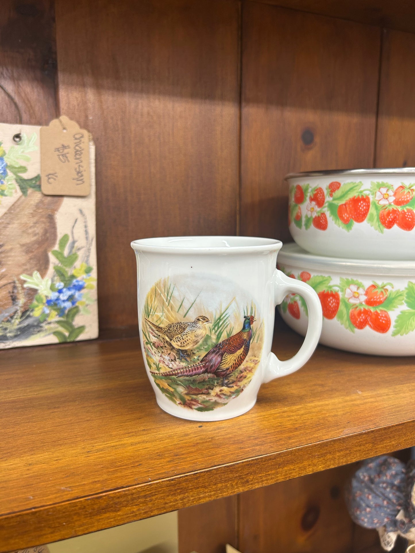 Vintage Pheasant Mug
