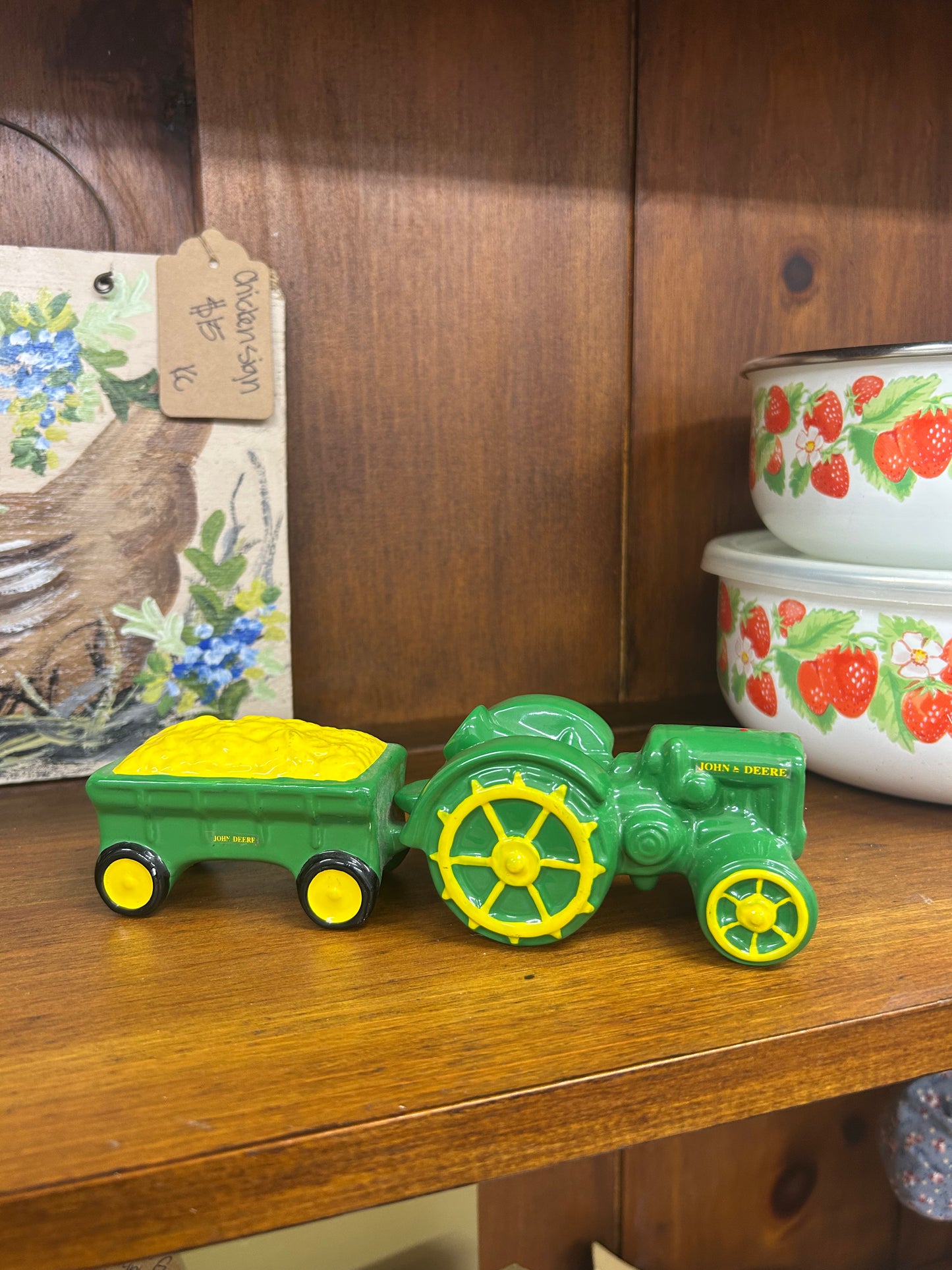 Vintage John Deere Salt & Pepper Shaker