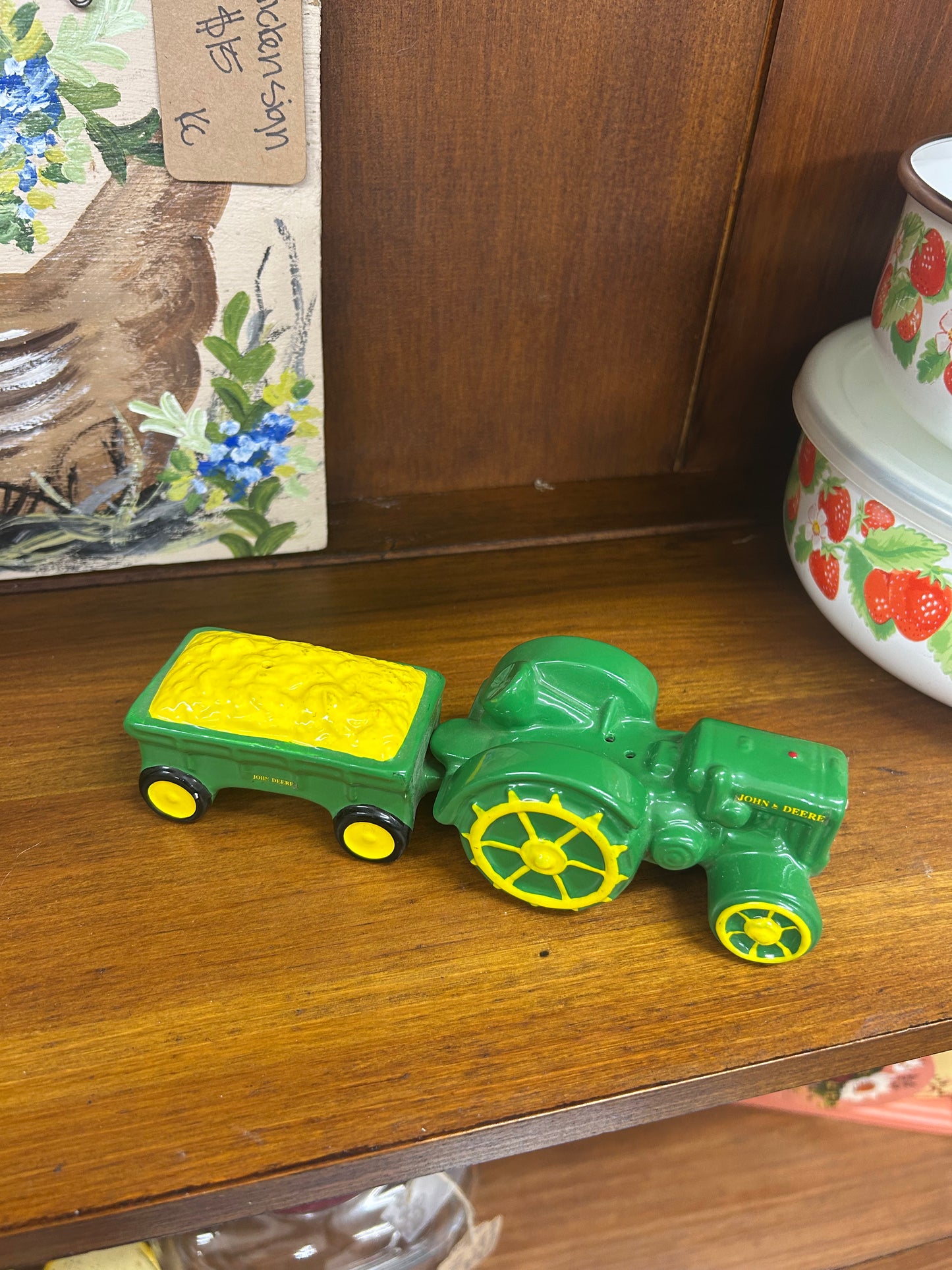 Vintage John Deere Salt & Pepper Shaker