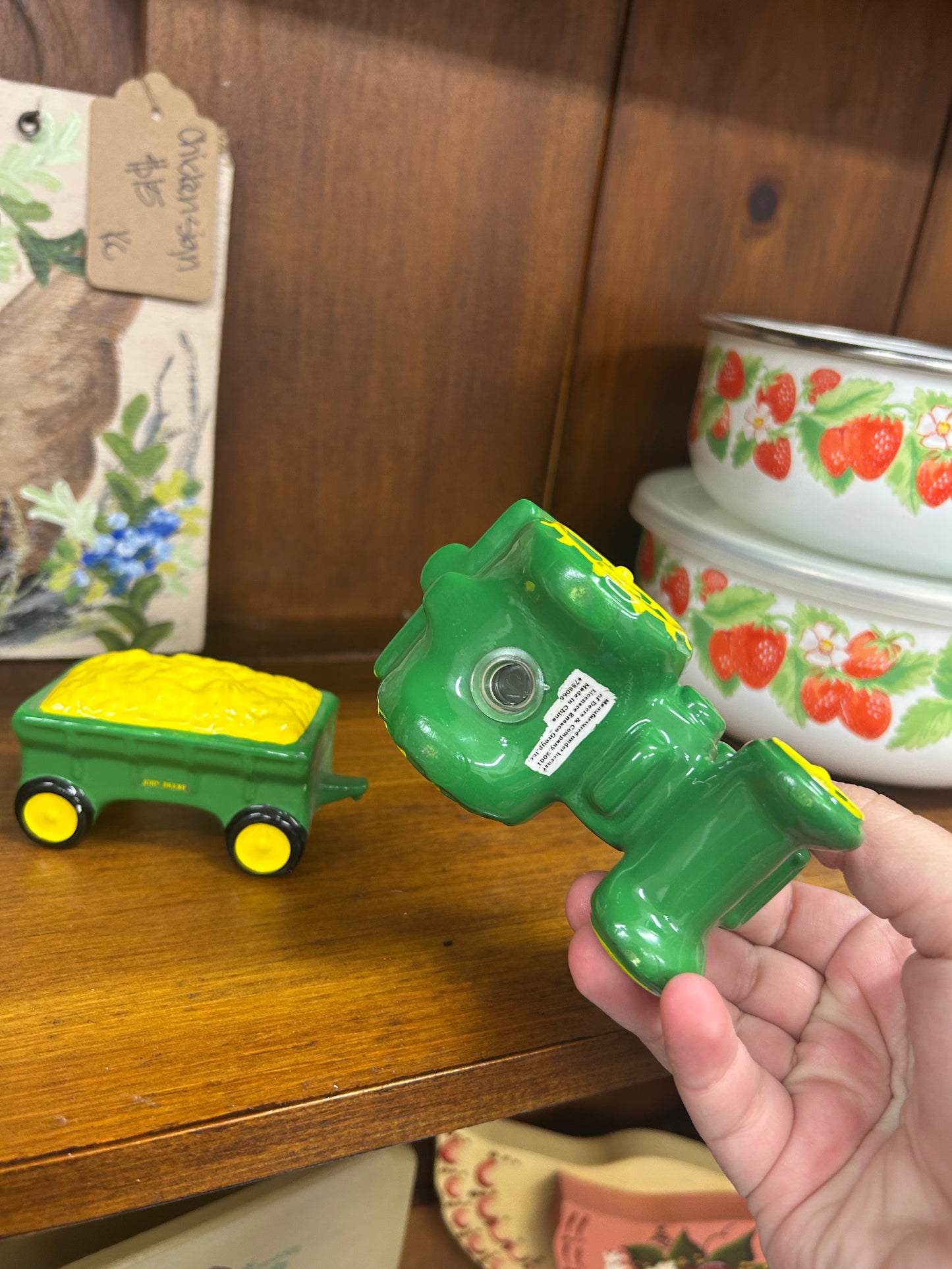 Vintage John Deere Salt & Pepper Shaker
