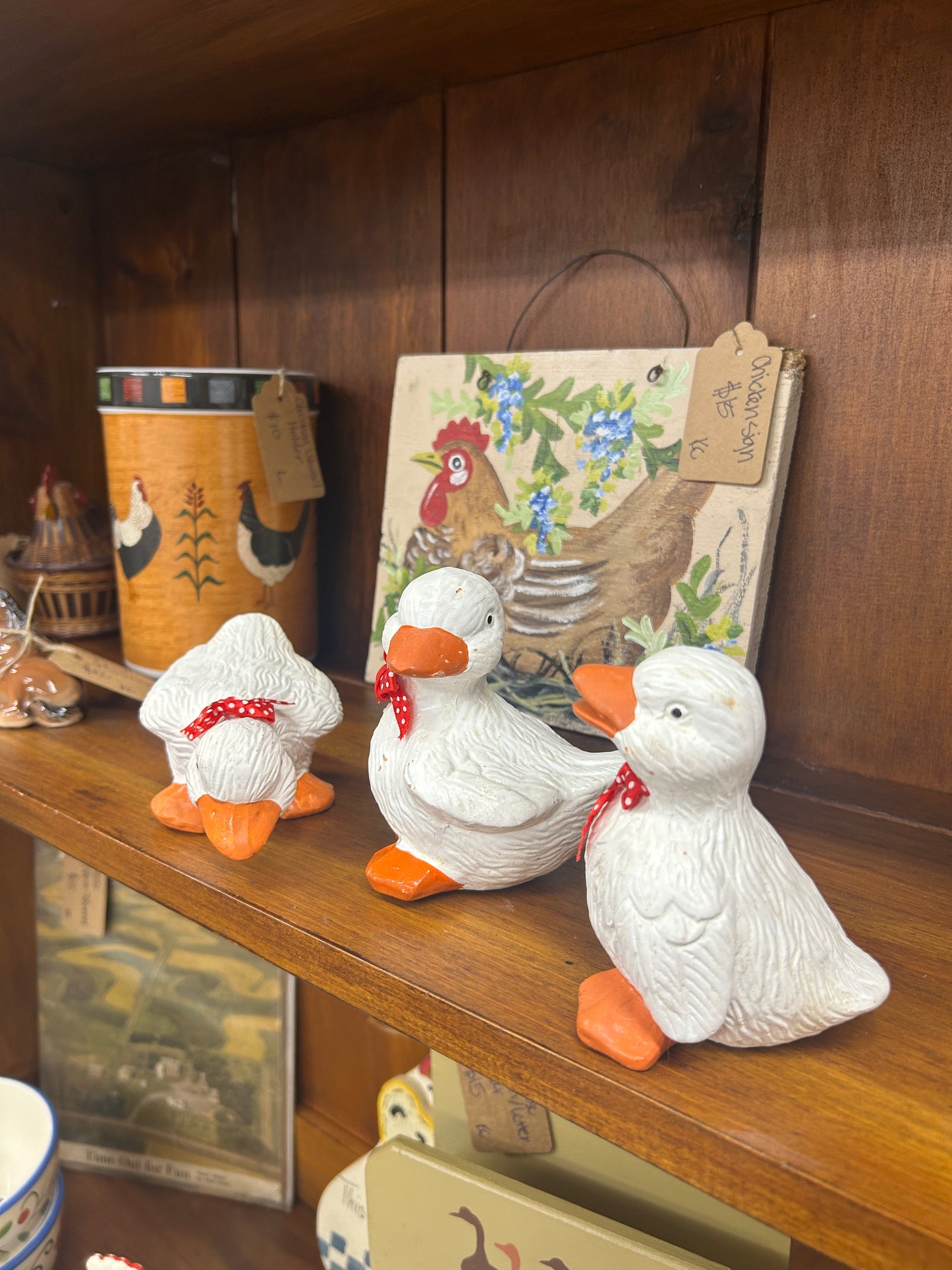 Vintage Set Of Ducks - As Is