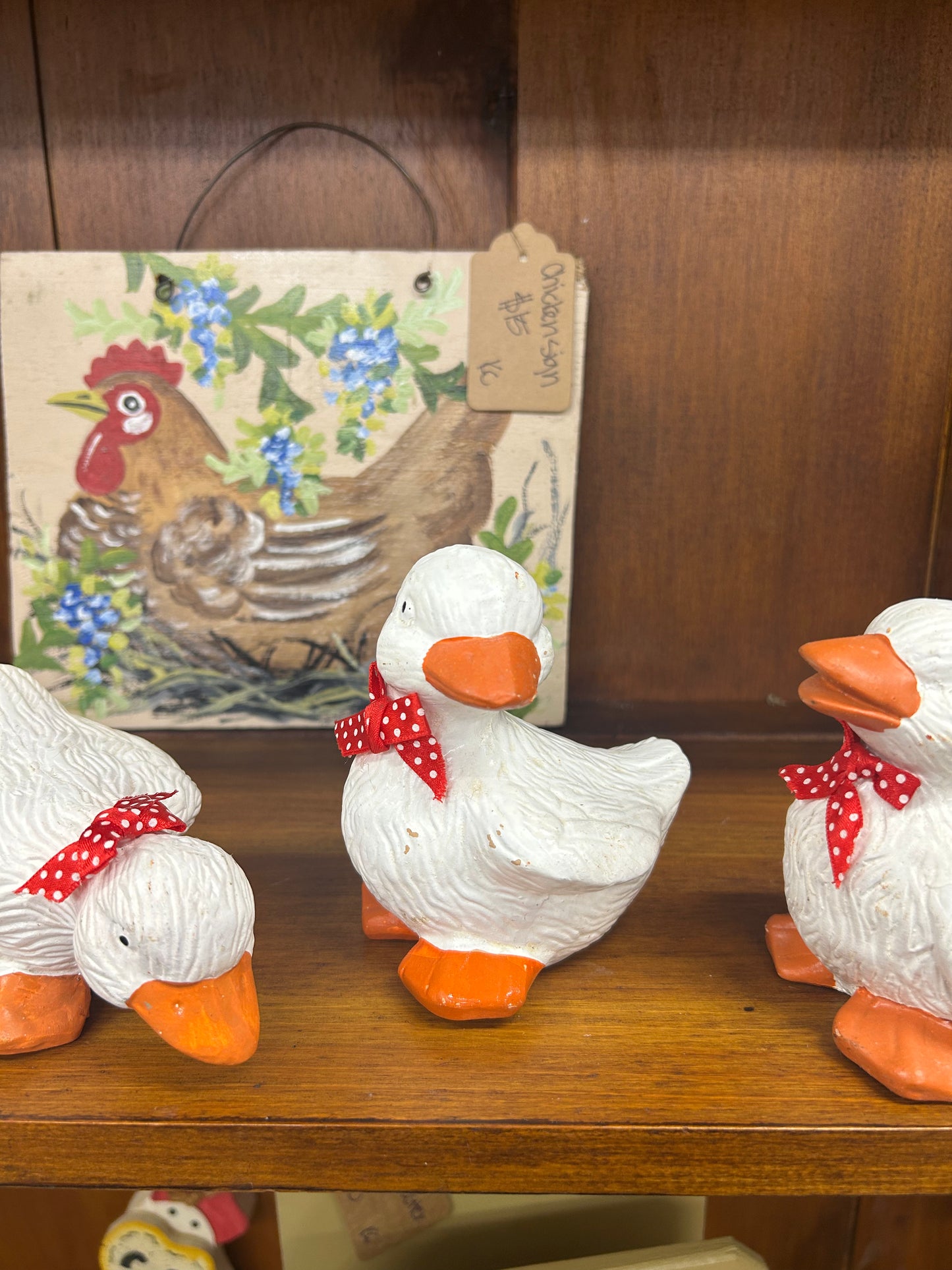 Vintage Set Of Ducks - As Is