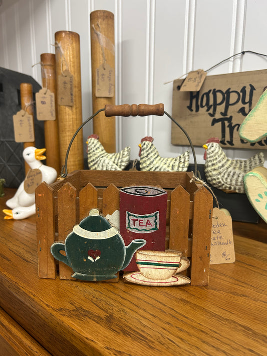 Wooden Tea Gate With Handle