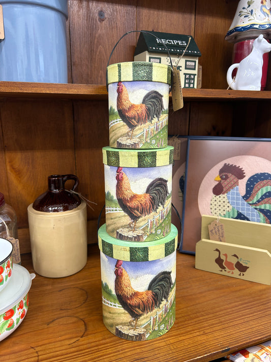 Chicken Boxes - Set Of 3