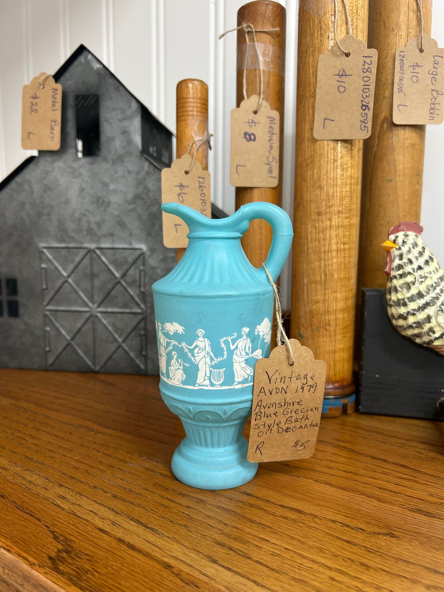 1979 Vintage Avon Bath Oil Decanter