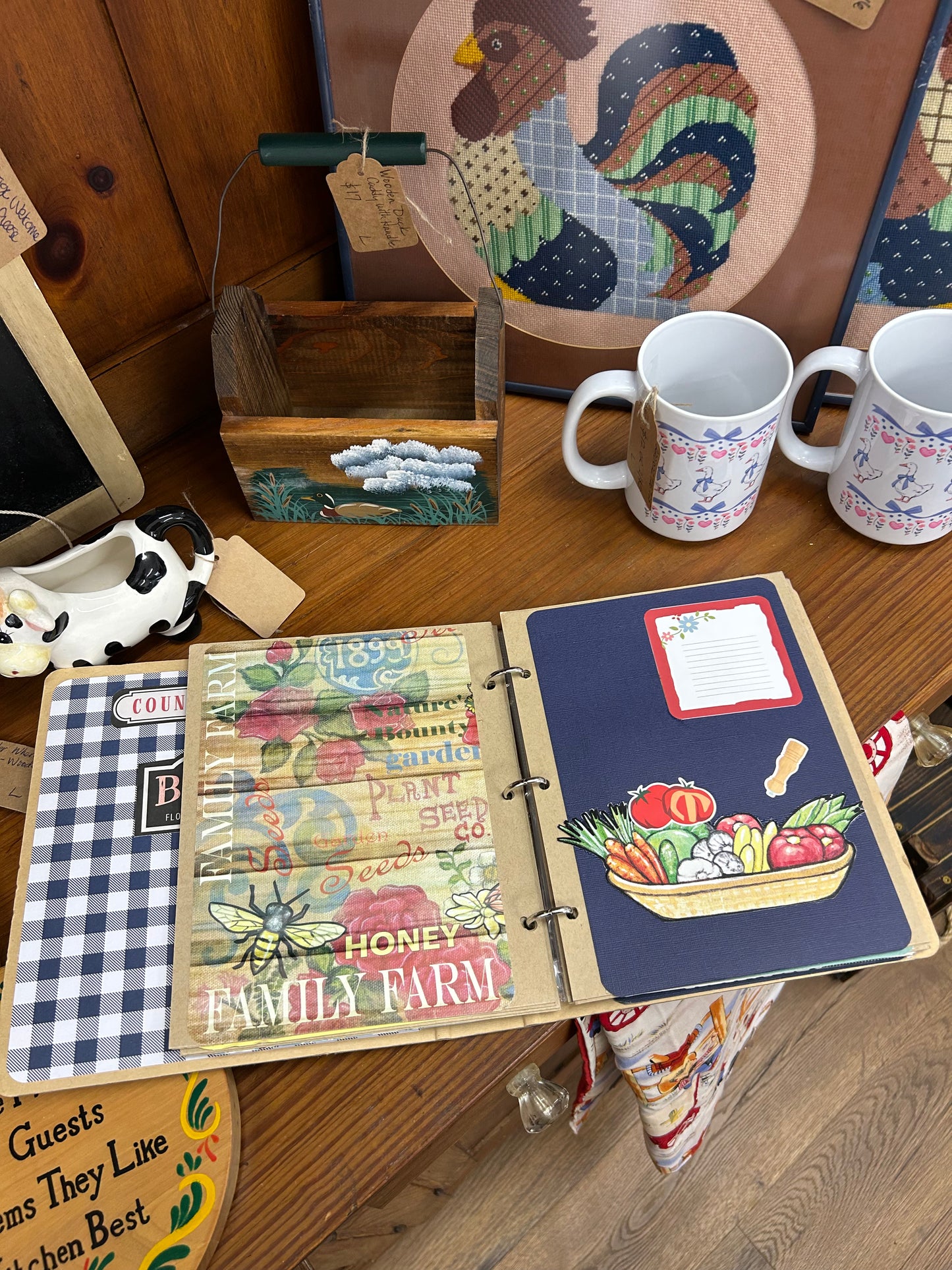 Farm To Table Cookbook - Few Pages Shown