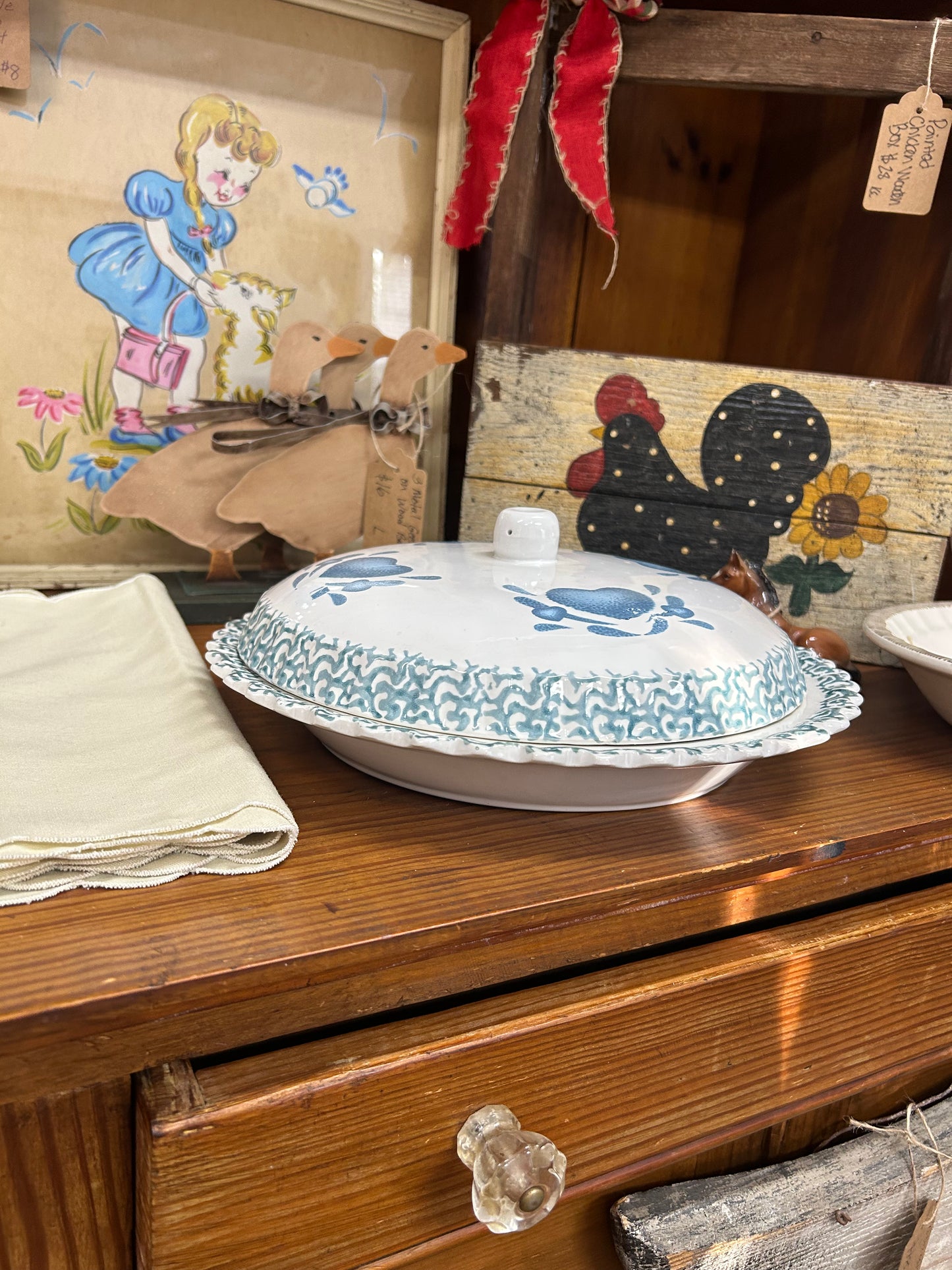 Vintage Heart Pie Cover