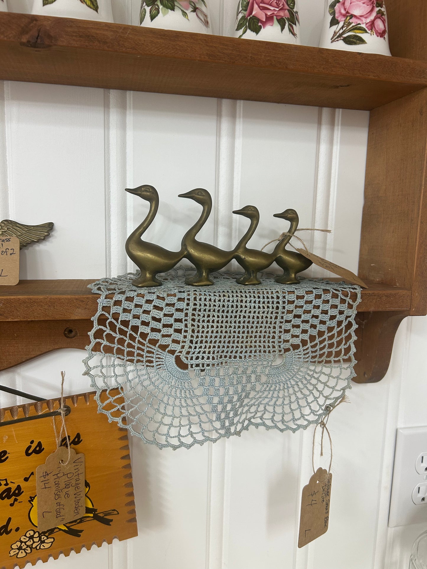 Vintage Small Blue Doilie