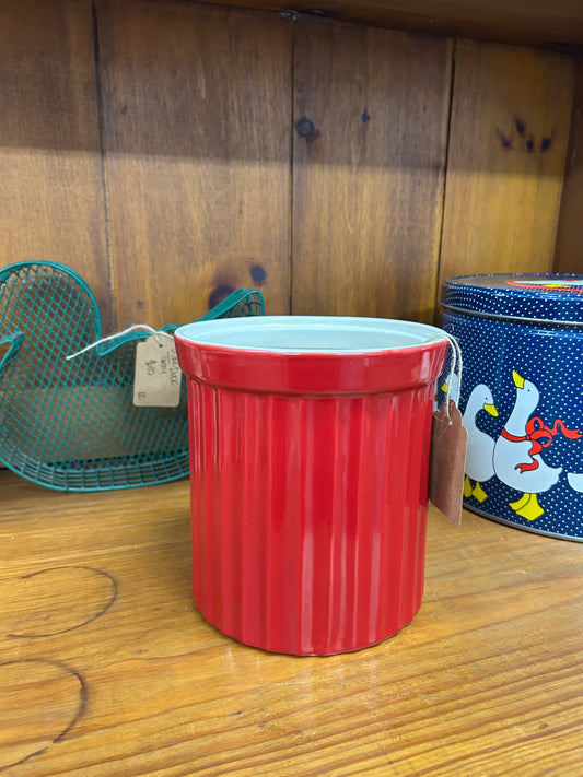 Red Utensil Holder